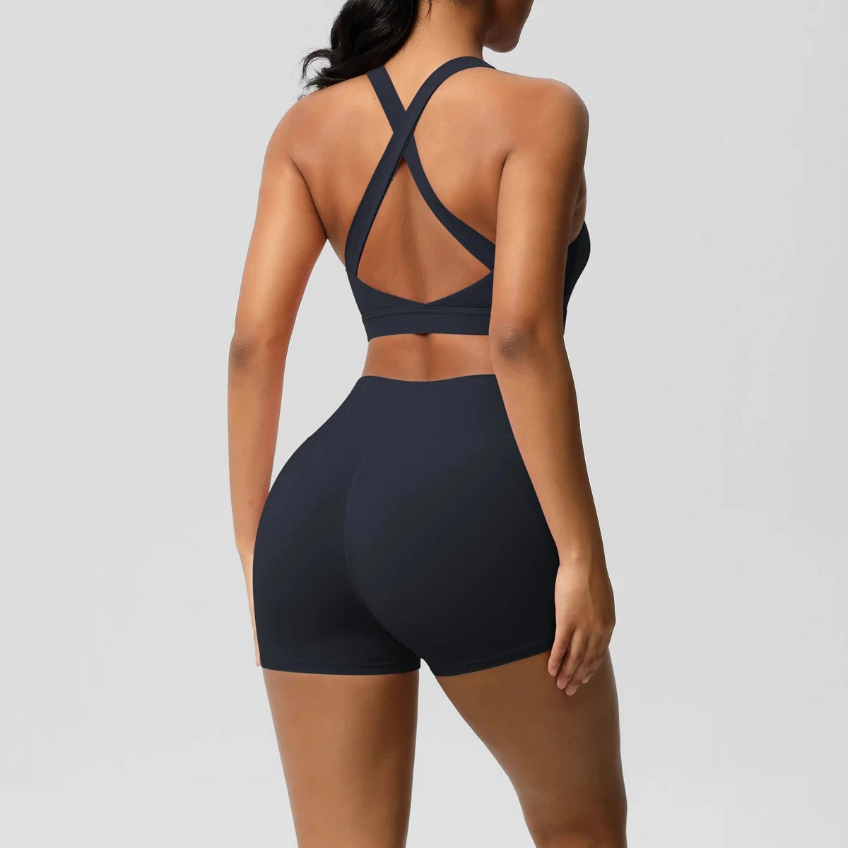 2PCS Yoga Set Nude Feeling Workout Sets Women Tracksuit Gym Push Up Fitness Running Workout Sportwear Sport Bra Leggings Suit