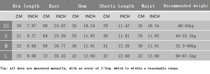 2 Pieces Yoga Suit for Women Seamless Fitness Gym Clothes Halter Sports Bra Matching Impact Shorts Workout Sets Gym Outfit