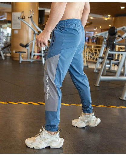 Gym Fitness Workout Trousers Fashion Running Sports Pants Outdoor Jogging Sweatpants Thin Section Stretch Compression Leggings