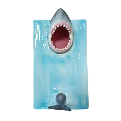 Unique Shark Shape Plate Funny Decorative Ceramic Sushi Plates For Dessert,Cheese Snacks,fruits,vegetable Home Decor Access J6A1 - AMULET RING STORE