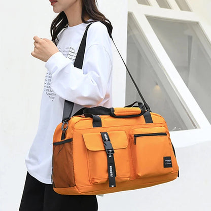 Large Fitness Bag Sports Handbag Women Dry Wet Shoes Pocket Single Shoulder Crossbody Swimming Yoga Gym Travel Backpack Duffel