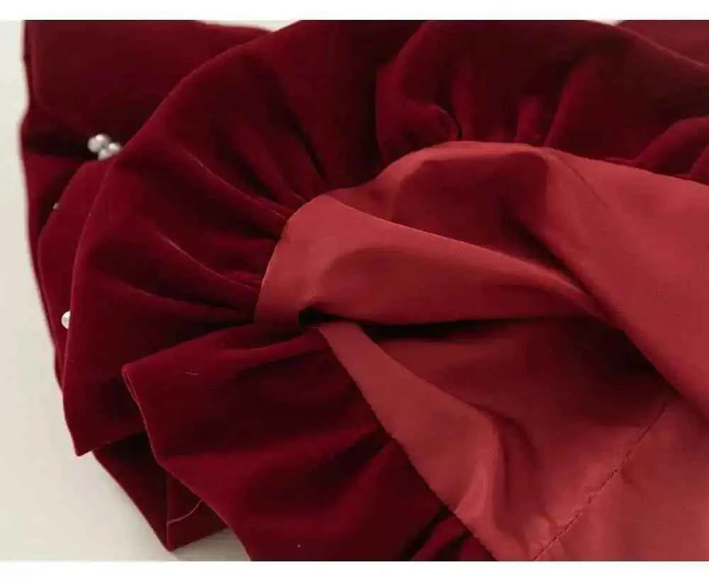 Autumn Winter Children Dress 1-10Y Girls Pearl Thick Warm Fleece Party Christmas Princess Dresses Toddler Wear Kids Clothing New