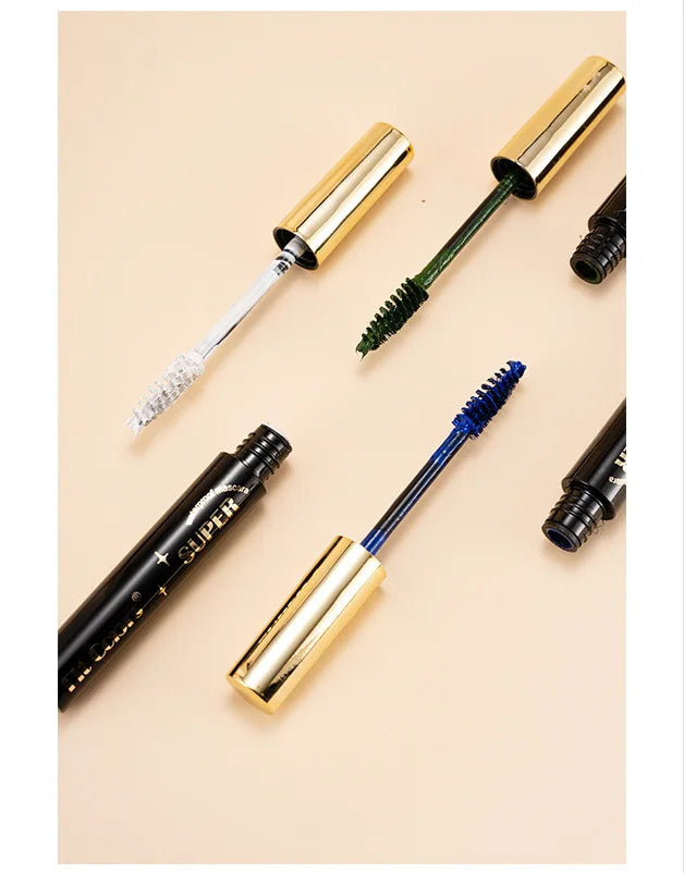 14 Colors Waterproof Mascara 5D Silk Fiber Mascara Lash Color 3D Mascara Eyelash Extension Thick Lengthening Eye Lashes Cosmetic - AMULET RING STORE