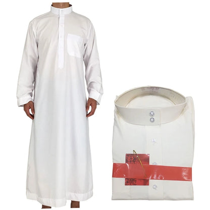 Islamic Clothing Men Length Long Sleeve Loose Muslim Men Saudi Arabia Pakistan Kurta Muslim Costumes Muslim Dress Kaftan Thobe - AMULET RING STORE