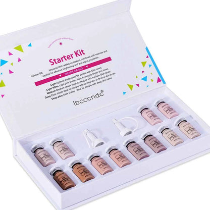 Korea BB Cream Glow Beginner Starter Kit Niacinamide/Peptide Face Skin Care Serum Essence