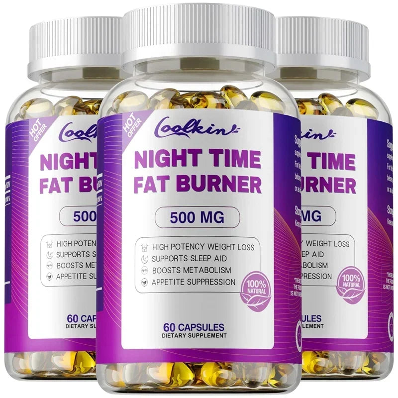 Night Time Fat Burning Capsule - Supports Immune System Health, Appetite Suppression, Healthy Weight Management - AMULET RING STORE
