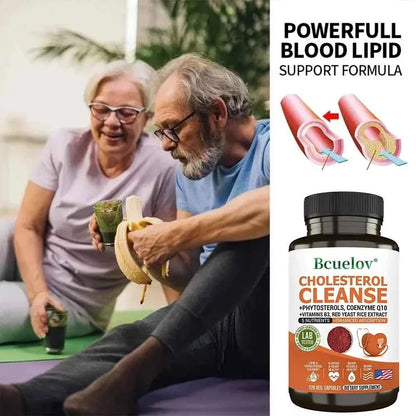 Niacinamide, Red Yeast Rice, Black Pepper Extract, Cholesterol Cleanser - Helps Lower Cholesterol Levels, 120 Capsules