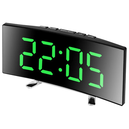Car LED Digital Alarm Clock Hanging/Standing Electronic Clock Temperature/Date Display Boarderless Wall-mounted Clock USB