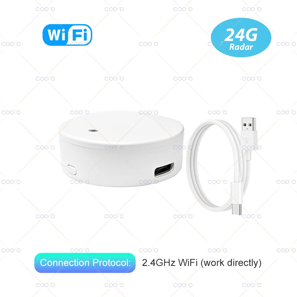 ZigBee Wifi MmWave Human Presence Motion Sensor Radar Wave Human Detector Motion Detector Tuya Hub Smart Life Home Automation - AMULET RING STORE