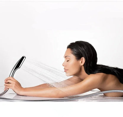 G1/2" Bathtub Shower Faucet Hot and Cold Water Mixing Valve Bathroom Set Countertop Mounted Chrome Plated Valve Bath Shower Set