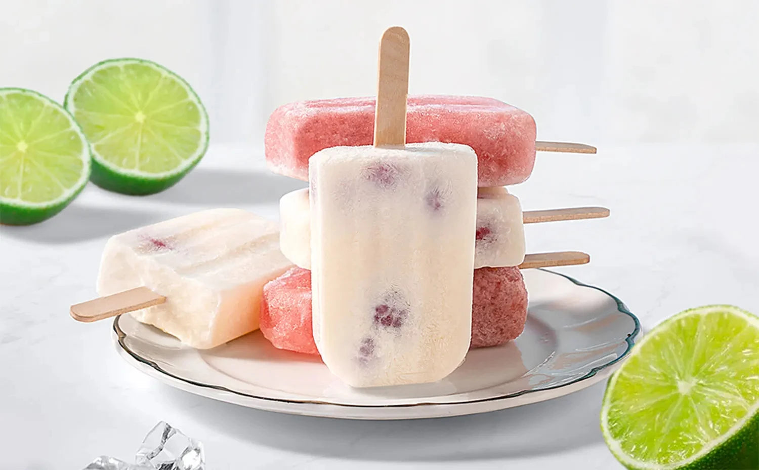 Summer DIY Ice Cream Tools With Wooden Sticks Silicone Popsicle Molds Set Kitchen Accessories Quench Thirst Snacks for Children - AMULET RING STORE