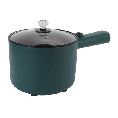 Electric Cooking Pot Electric Hot Pot Long Handle Multi Function Nonstick Coating 1.8L Capacity for Home - AMULET RING STORE