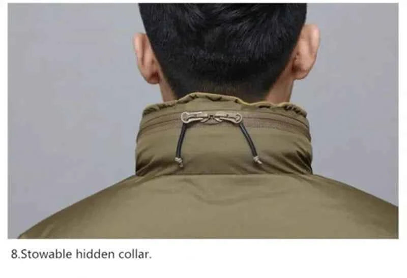 Winter Jacket Tactical Down Jackets for Men Winter Warm Waterproof Windbreakers Hunting Hiking Parkas Coat