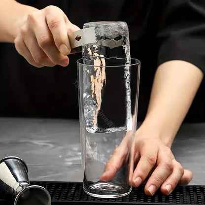 1/4pcs Large Rectangular Ice Cube Mold Set with Lid Stackable Freezer Trays for Bottles Beverages Long Cubes Mould Kitchen Items - AMULET RING STORE