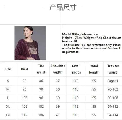 Traditional Indian Clothing 3-piece Jacquard Set And A Medium Length Cotton Blend Set In Purple Indian Saree Indian Sari