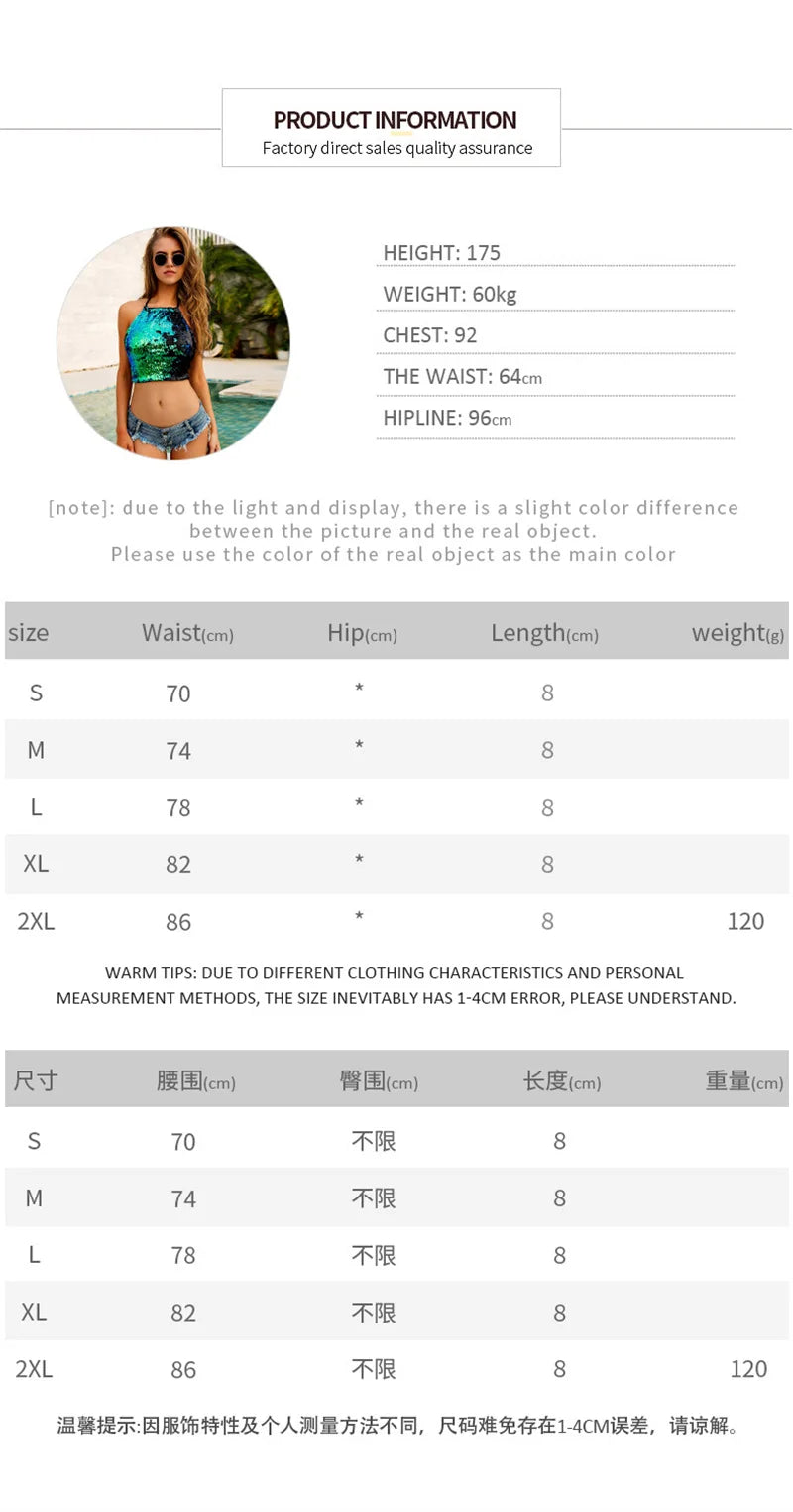 Denim Shorts for Women, Low Waisted, Sexy Summer Beach Clothing, Fashion Clothes - AMULET RING STORE