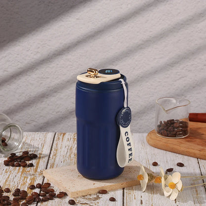 460ml Thermos Bottle Smart Display Temperature 316 Stainless Steel Vacuum Cup Office Coffee Cup Business Portable Thermal Mug