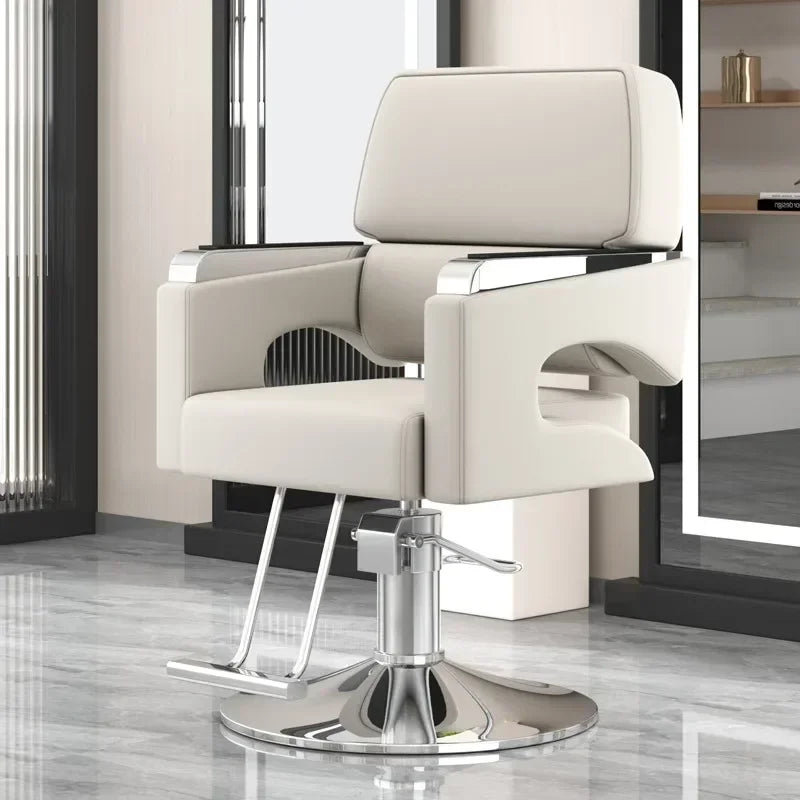 Beauty Equipment Styling Chair Armchair Barber Chair Ergonomic Trendy Comfortable Swivel Adjustable Silla Beauty Salon Furniture