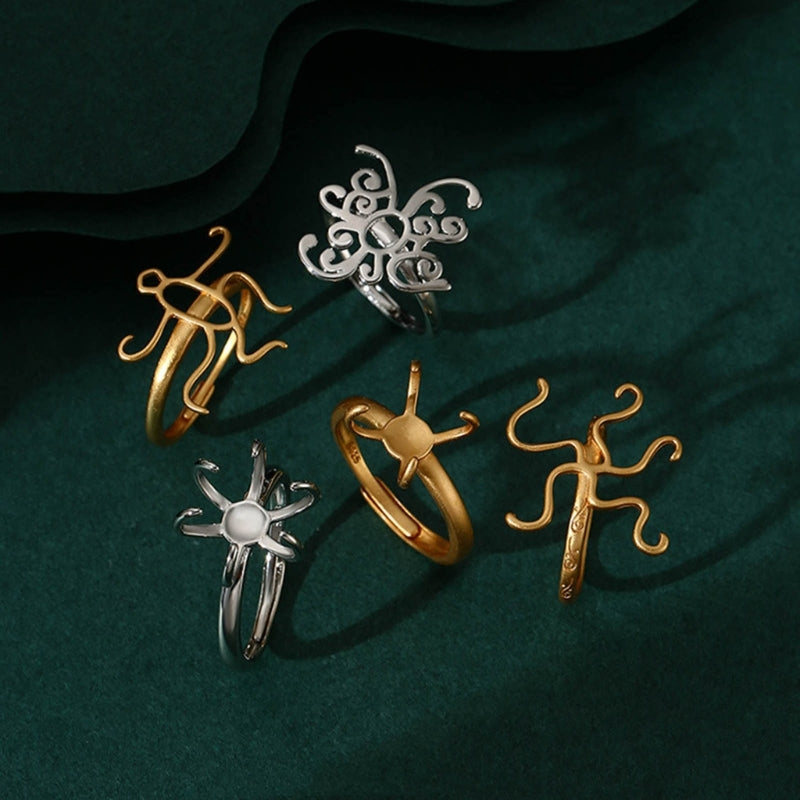 18x21 19x19mm Opening Women Rings Blank Base Heteromorphic Rings Brackets DIY Women Men Rings Setting Jewelry Making Accessory - AMULET RING STORE