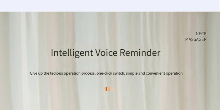 Neck Massage Intelligent Charging Heating Hot Pressing Magnetic Pulse Fashion Multi User Usage Portable Pulse Neck Massager