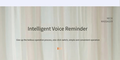 Neck Massage Intelligent Charging Heating Hot Pressing Magnetic Pulse Fashion Multi User Usage Portable Pulse Neck Massager