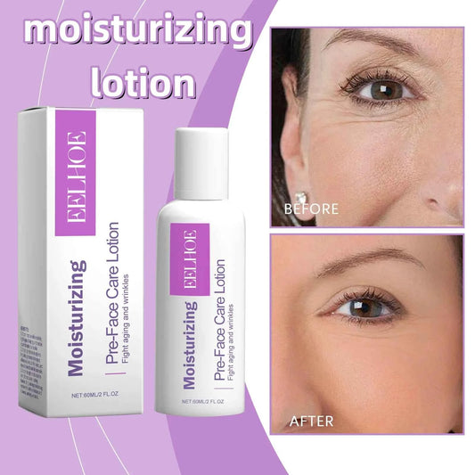 EELHOE 60ml moisturizing lotion aloe essence moisturizes, tightens, refreshes and nourishes skin without greasy facial care