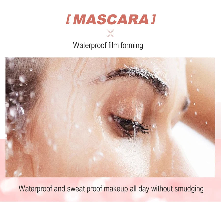 Waterproof 4D Diamond Shine Volume Curl Mascara Luxury Style Smudge-proof Eye Makeup for All Skin Types Eye Cosmetics - AMULET RING STORE