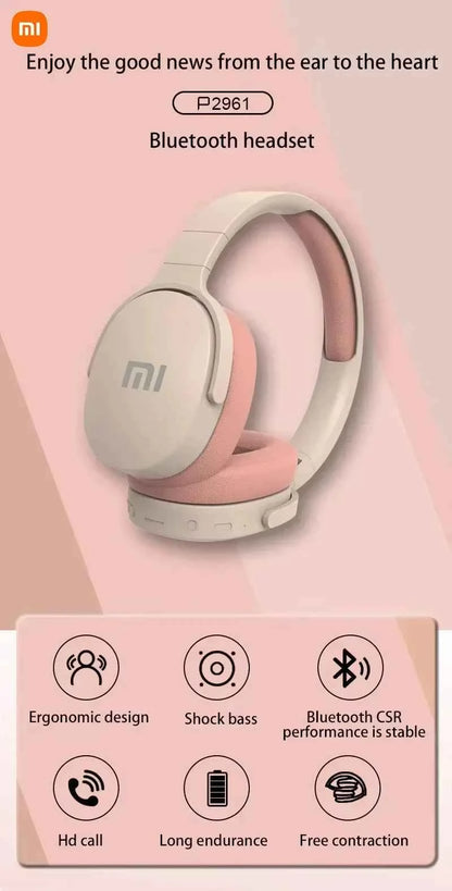 Xiaomi NEW Wireless Headphones Bluetooth 5.3 Earphone Stereo HIFI Headset Game Earbuds Lightweight with Mic For Samsung Iphone