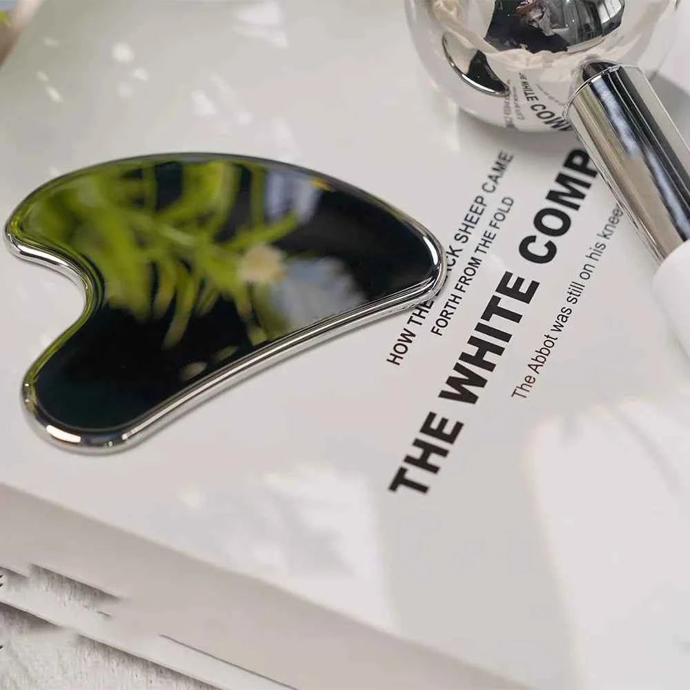 Facial Ice Globes Cold Hot Stainless Steel Facial Roller Skin Beauty Spa Cooling Globe Massage Ball Face Care Cryo Freeze Stick