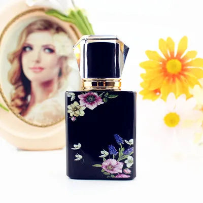 5/10pcs 50ml Square Glass Perfume Bottle Black/Pink/White/Red Spray Bottle Empty Fragrance Packaging Bottle Refillable