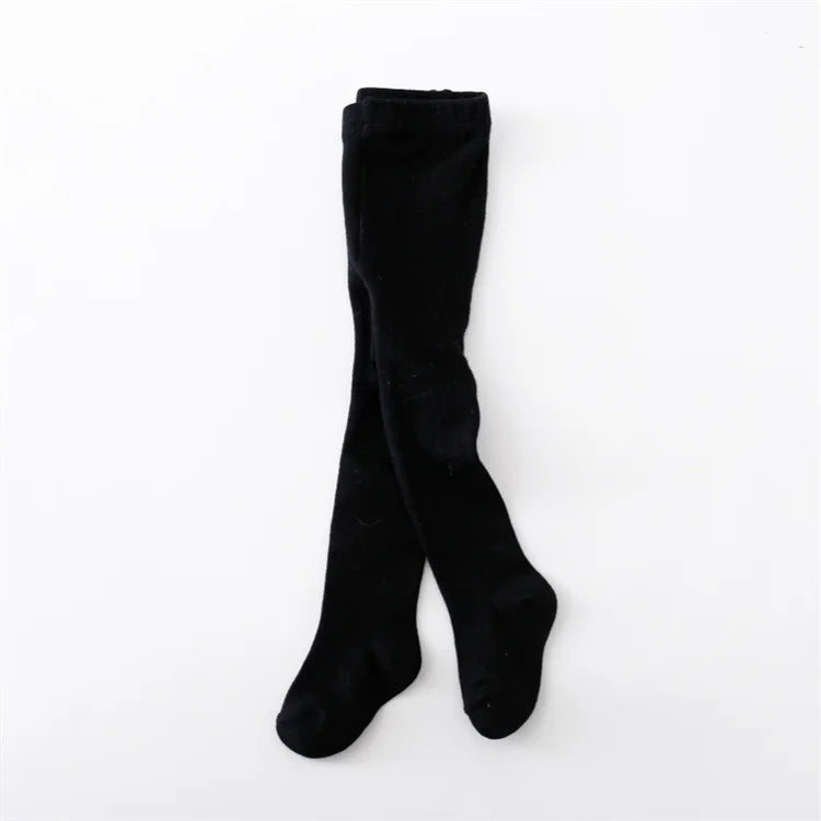 Lawadka Newborn Tights For Girls Solid Knitted Infant Baby Girl Tights Casual White Black Toddler Pantyhose Spring Autumn 0-12M - AMULET RING STORE