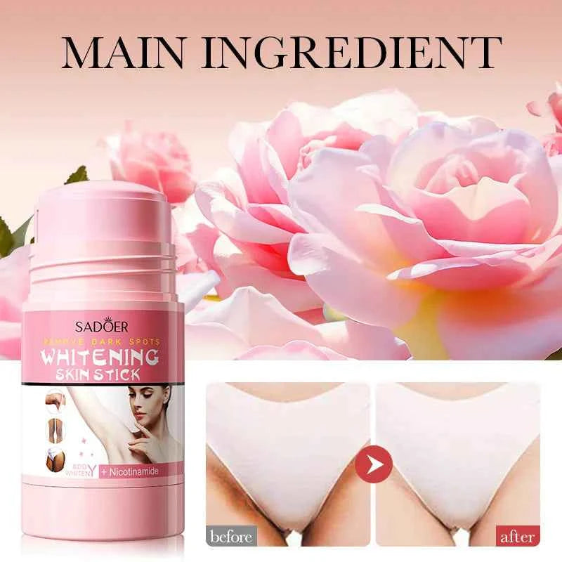 Niacinamide Whitening Cream Stick Remove Dark Spots Bleaching Private Parts Underarm  Brighten Butt Knee Inner Thigh Body Care