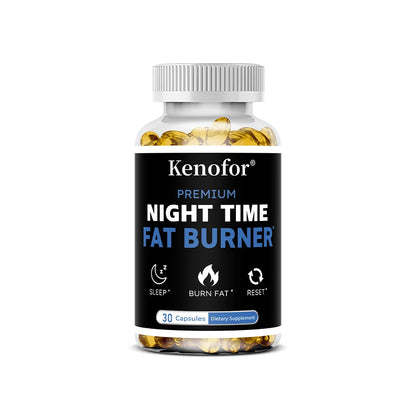 Nighttime Fat Burner Supplement - for Weight Loss, Boost Metabolism, Suppress Appetite Diet,Healthy Weight Management