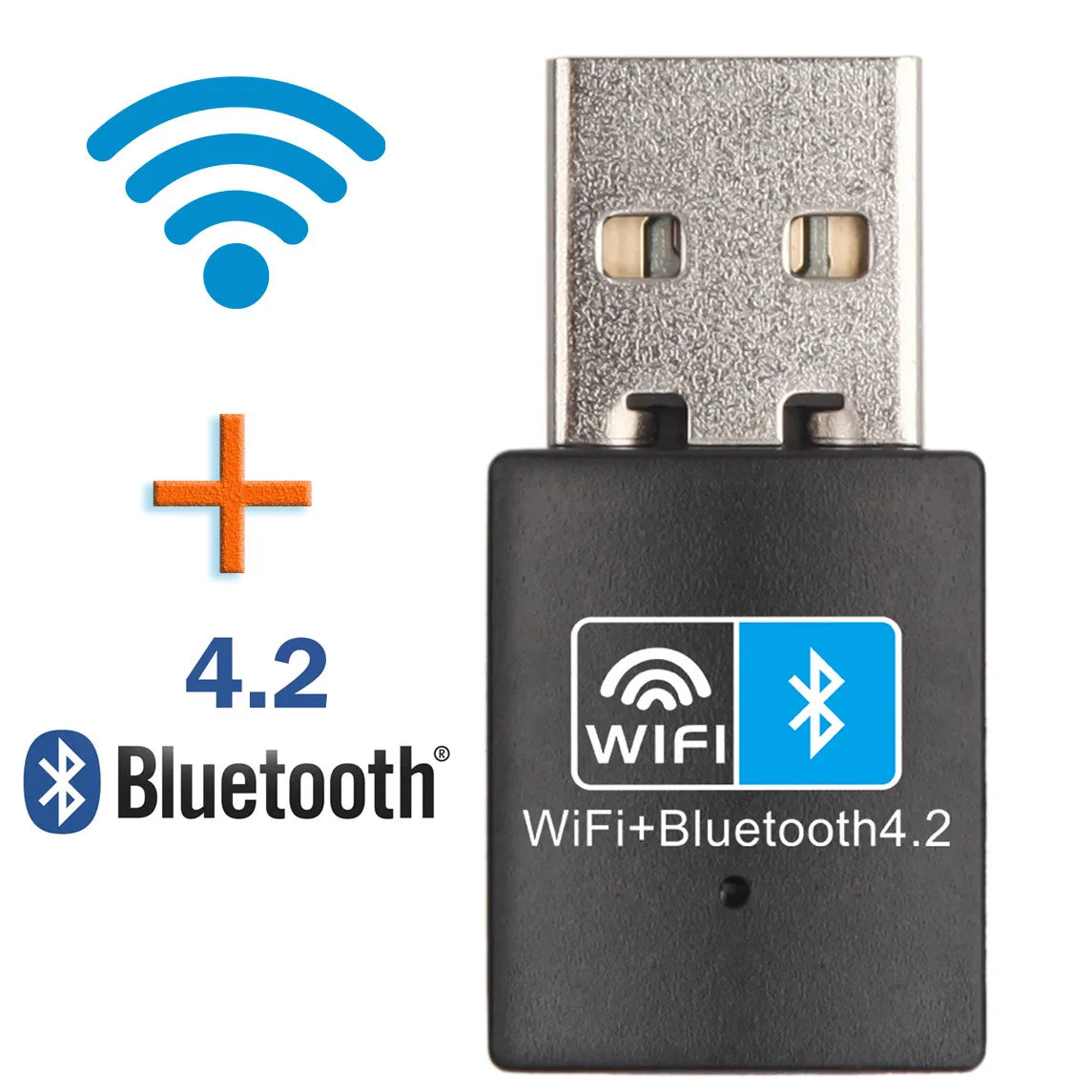 WiFi Bluetooth Wireless Adapter 150Mbps USB Adapter 2.4G Bluetooth V4.0 Dongle Network Card RTL8723DU for Desktop Laptop PC - AMULET RING STORE