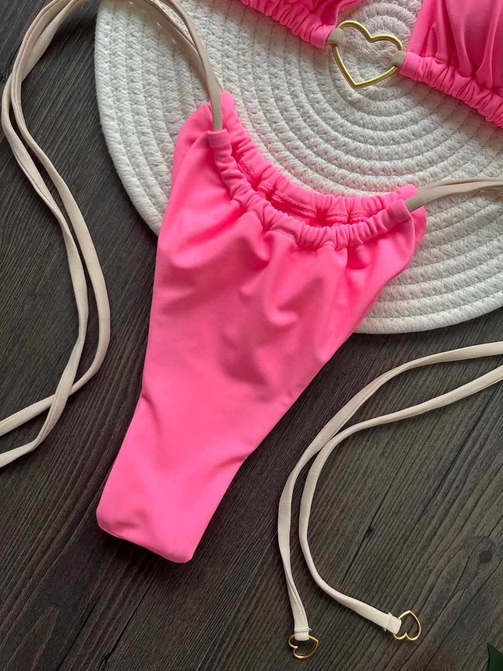 RUOTONSEPT Sexy Halter Solid color Bikini Set Women's Swimsuit Two-piece Triangle Thong Swimwear Bathing Suit Brazilian Biquinis - AMULET RING STORE