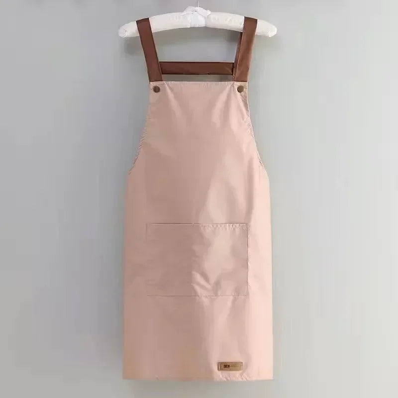 Waterproof and antifouling large pocket hotel restaurant coffee shop Western food Western pastry work clothes apron - AMULET RING STORE