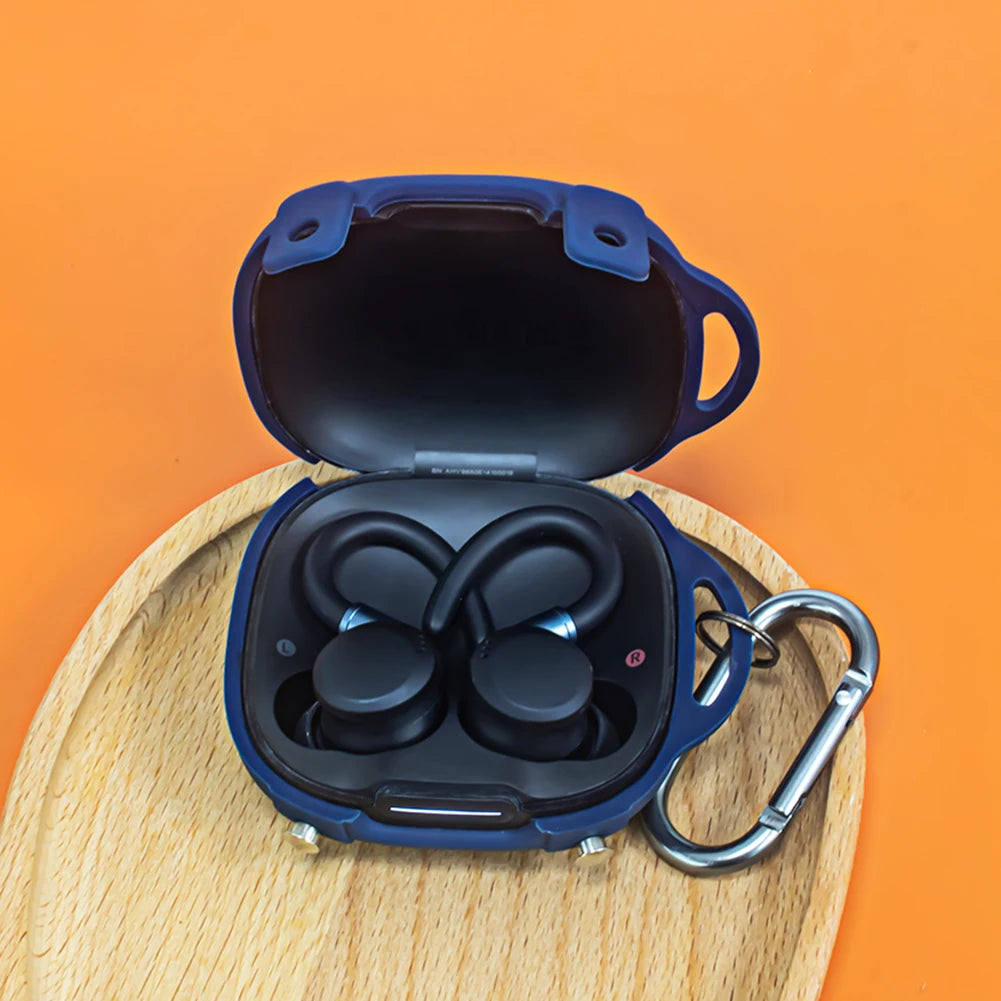 Silicone Case Cover Shockproof Soft Protective Cover Logo Visible Design Full Body Protective Case for Anker SoundCore Sport X20 - AMULET RING STORE