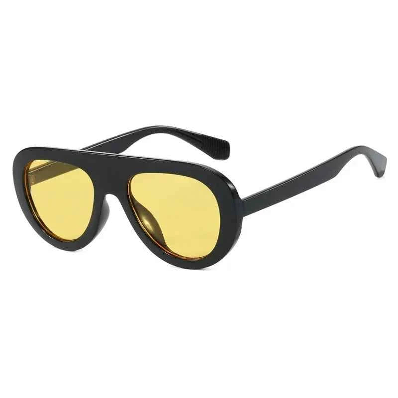 Y2K Retro Round Small Sunglasses Trendy Leopard Print Glasses Vintage Unisex Eyewear for Women Men Bold Fashion Accessories