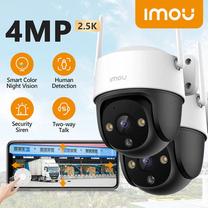 IMOU 2PCS Outdoor IP66 Cruiser SE+ 4MP Set Wi-Fi Camera Security Smart Color Night Vision 360° Coverage Smart Auto Tracking - AMULET RING STORE