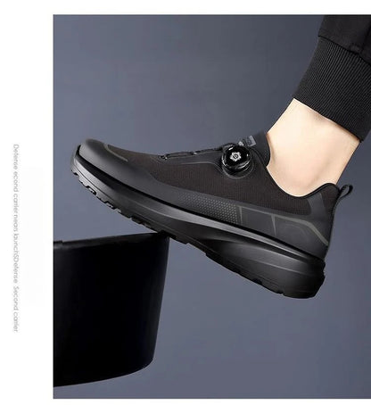 Fashion Casual Men's Shoes Designer Rotating Buckle Men Sneakers Thick-Soled Comfortable Outdoor Walking Shoes Zapatillas Hombre