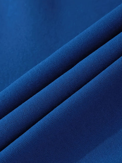 Men's Autumn/Winter Casual Fashion Warm Alphabets Pattern Printed Loose Thick Velvet Hoodie+Sports Pants Set