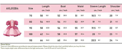 Princess Dress For Toddler Little Girl Luxurious Bow Gown Kids Birthday Party Clothes Halloween Carnival Children Princess Dress