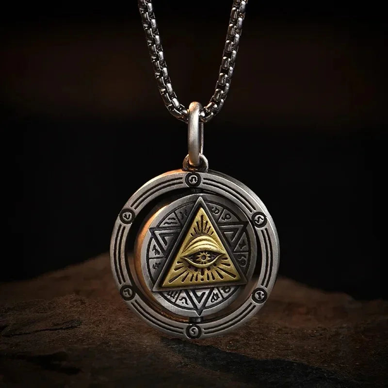 Exquisite Ancient Egyptian Gods Eye Horus Necklace