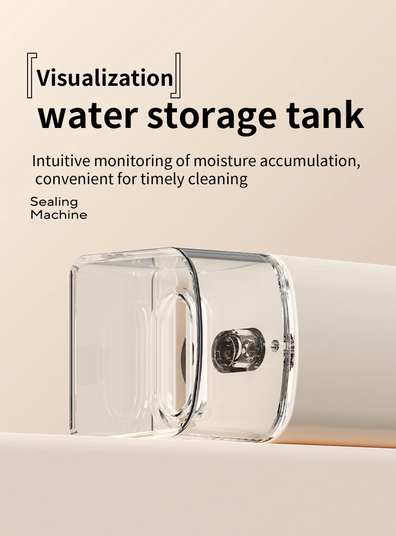 RS-F183H Mini Wireless Food Vacuum Sealing Machine, Digital Multifunctional Charging Magnetic Heat Absorption Sealing Machine. - AMULET RING STORE