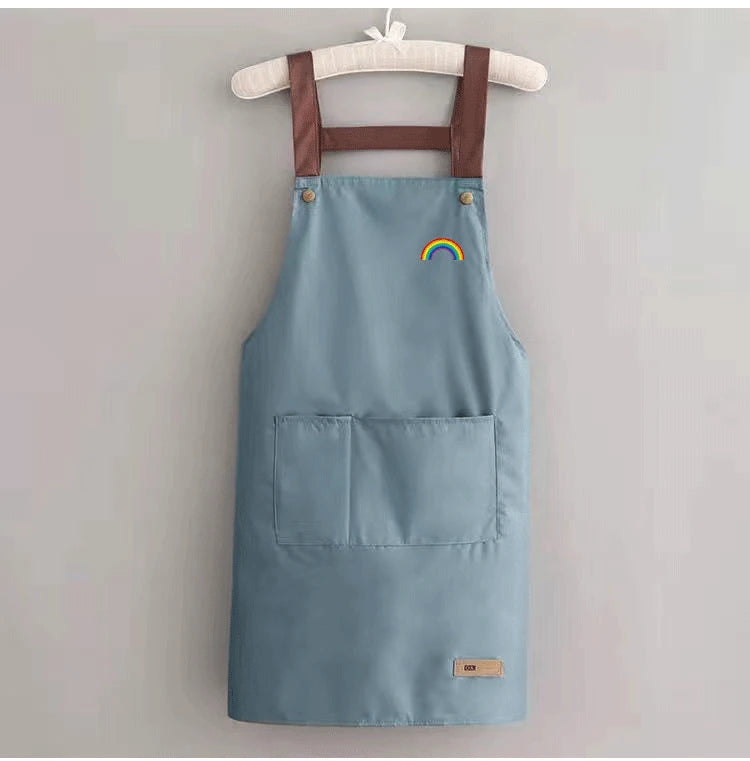 Waterproof and antifouling large pocket hotel restaurant coffee shop Western food Western pastry work clothes apron - AMULET RING STORE