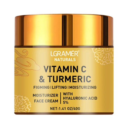 Turmeric Vitamin C Face cream Retinol Moisturizing Firming Hyaluronic Lightening Repairing Smooth Skincare Whitening Creams - AMULET RING STORE