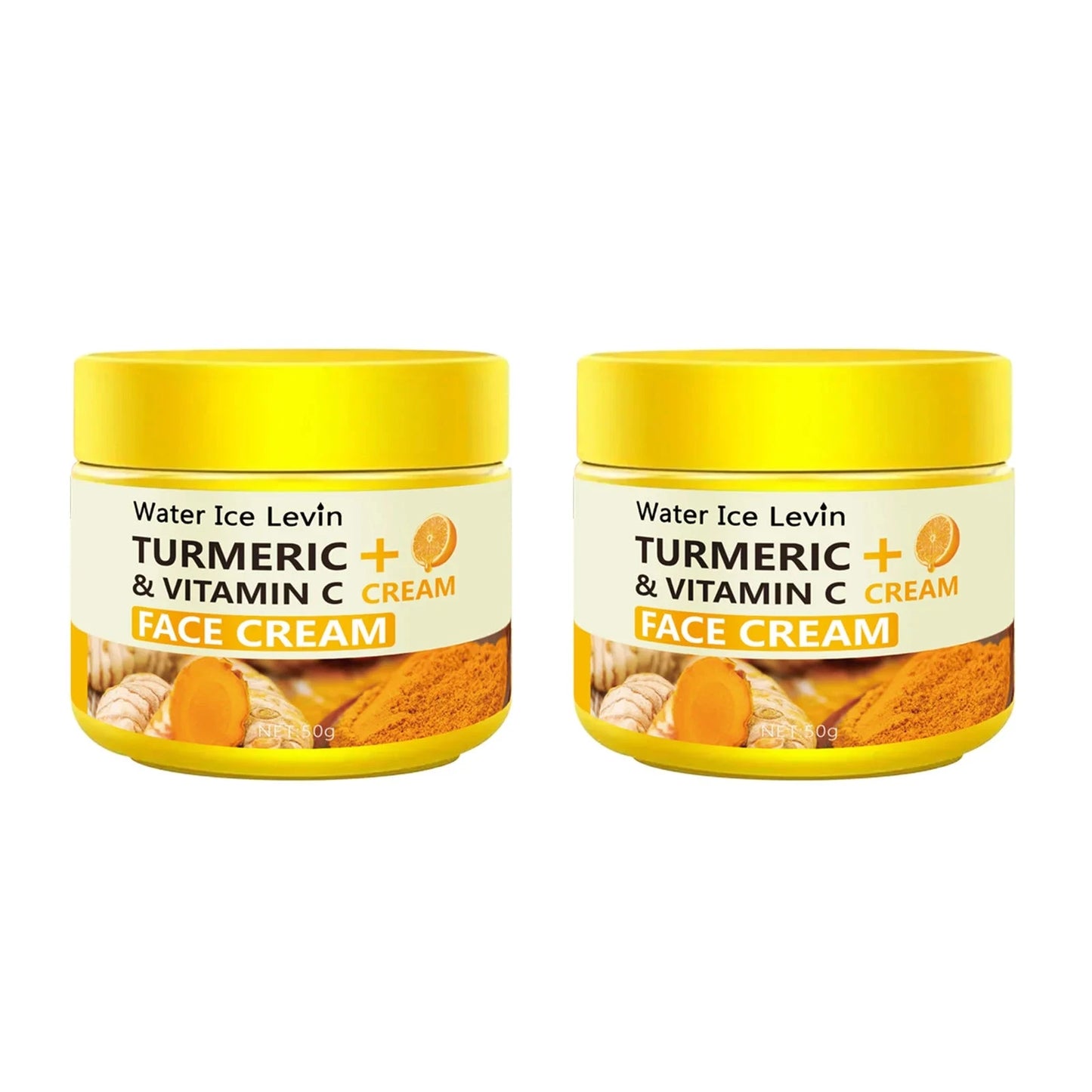 Turmeric Vitamin C Anti-Aging Cream Moisturizing Anti-Wrinkle Collagen Hyaluronic Acid Cream Skin Care Cosmetics 50g - AMULET RING STORE