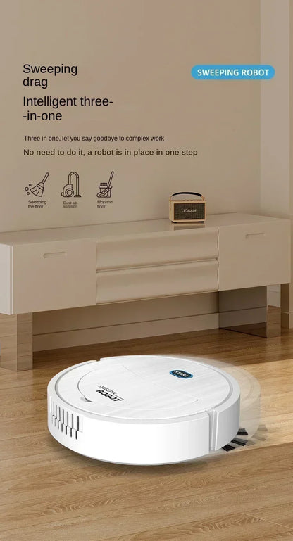 Intelligent Robot Cleaner USB Three in One Sweeping and Mopping Robot Cleaner Kitchen Robots Electric Floor Mop Home Appliance - AMULET RING STORE