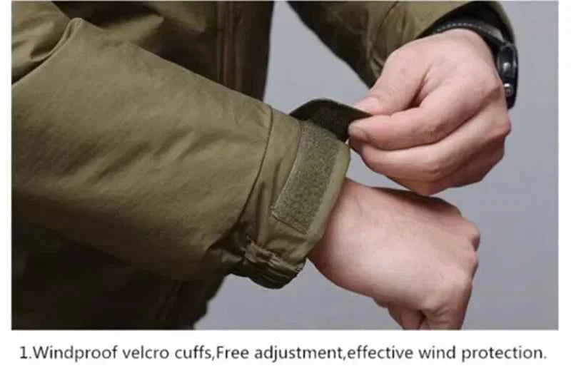 Winter Jacket Tactical Down Jackets for Men Winter Warm Waterproof Windbreakers Hunting Hiking Parkas Coat