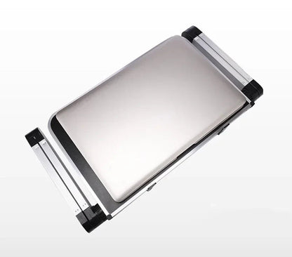 Portable Folding Holder Aluminum Alloy Laptop Stand Desk Bed Table Stand Notebook Computer Anti-Skid Bracket for 11-17 Inch - AMULET RING STORE